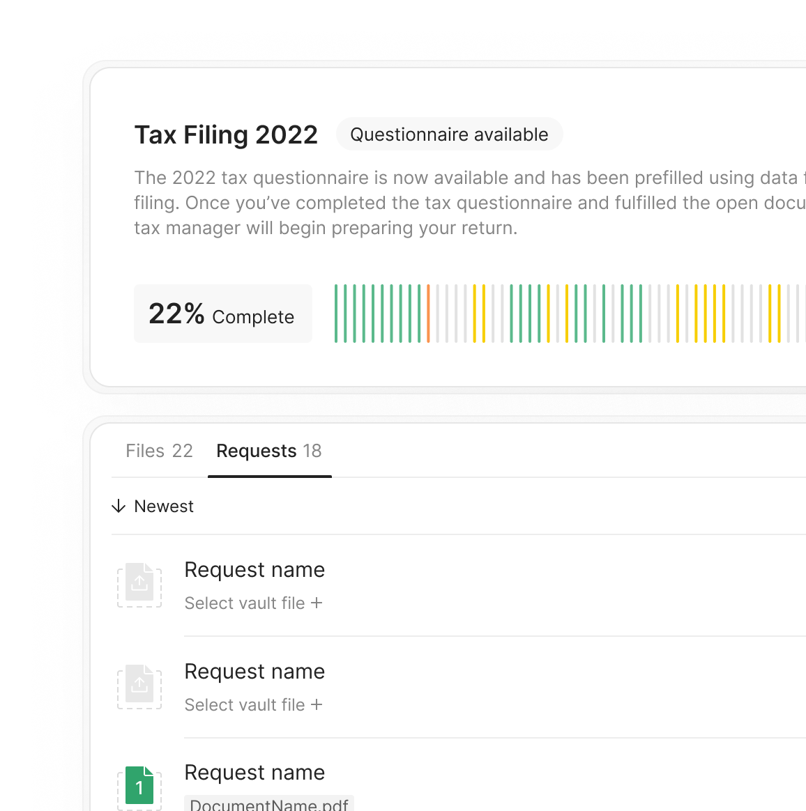 Tax filing